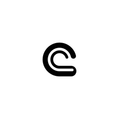 letter c logo design and template