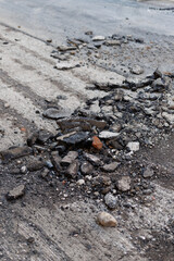 The urban road constuction 