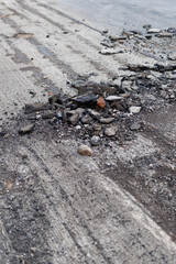 The urban road constuction 
