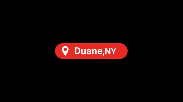 Duane ny Location title Animation
