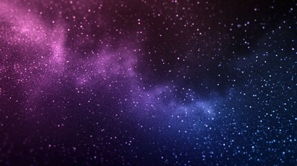 Obraz premium A beautiful gradient blend of purple and blue showcases a starry sky, evoking a sense of wonder in the vast cosmos