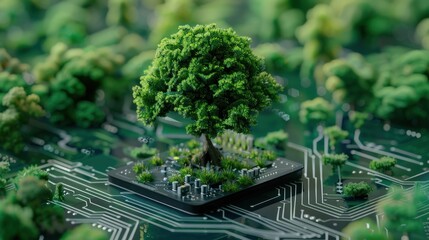 Green Technology: A Symbiosis of Nature and Circuitry