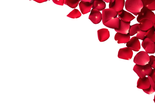 PNG Red rose petals floral border backgrounds flower white background.