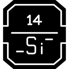 Fototapeta premium Silicon Icon