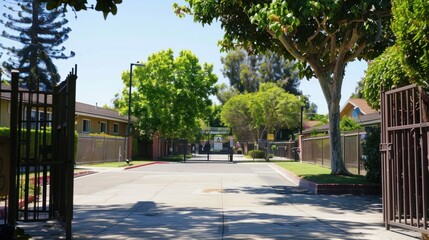 Entrance to a Residential Community