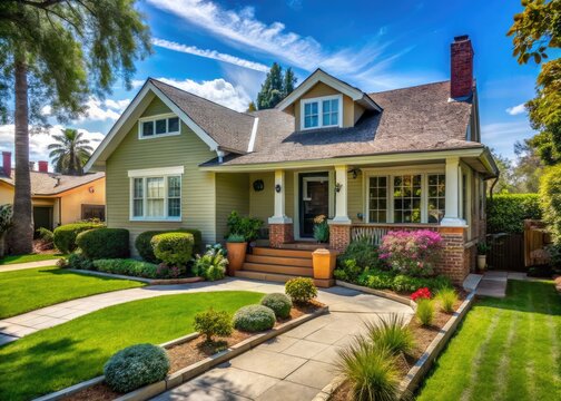 Charming Traditional Home In A Desirable Los Angeles Neighborhood, Perfect For Renovation And Investment Opportunities.