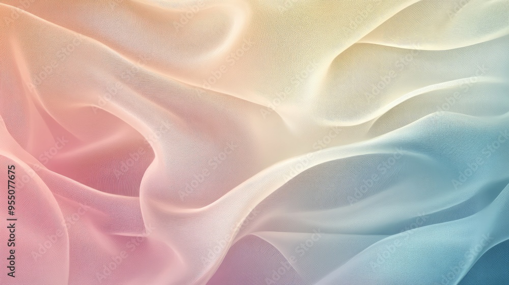 Poster abstract lines in a delicate lace pattern with soft colors, creating a refined and elegant backgroun