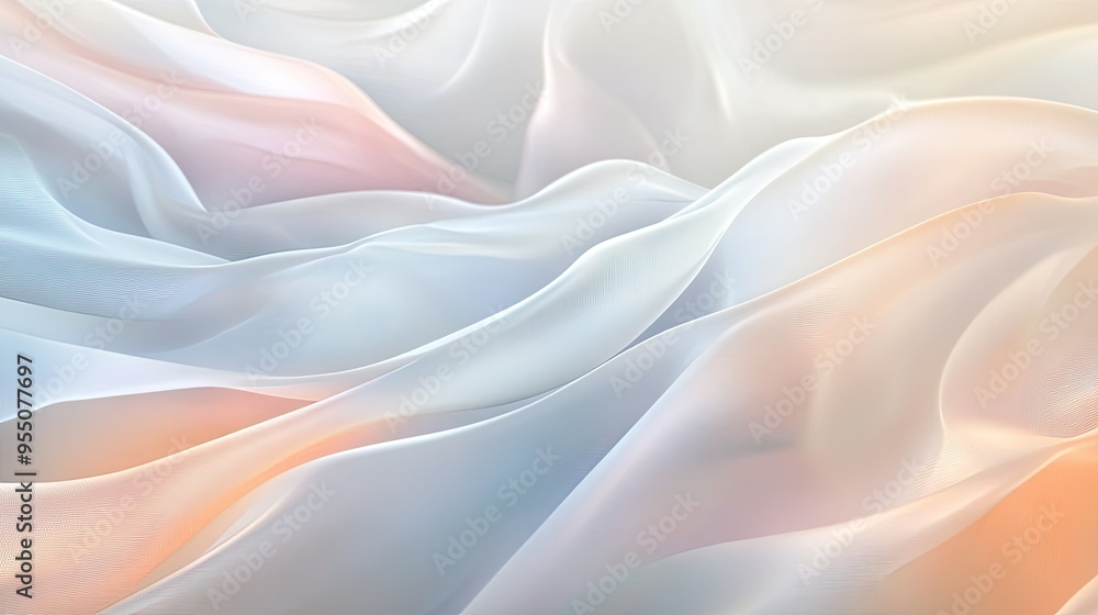 Poster abstract lines in a delicate lace pattern with soft colors, creating a refined and elegant backgroun