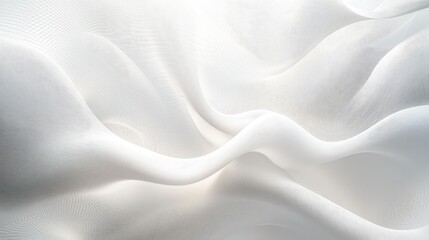 Obraz premium Abstract white background with flowing lines and subtle patterns, adding a sense of harmony and movement.