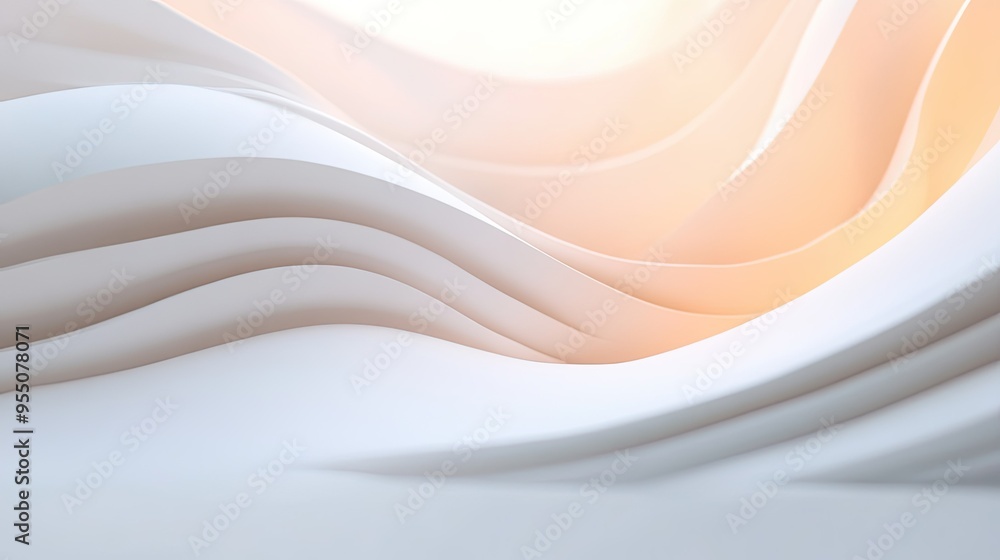 Poster clean and minimal abstract white background with soft gradients and subtle textures