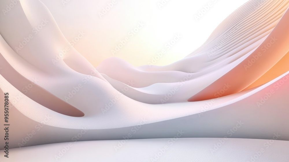 Poster clean and minimal abstract white background with soft gradients and subtle textures
