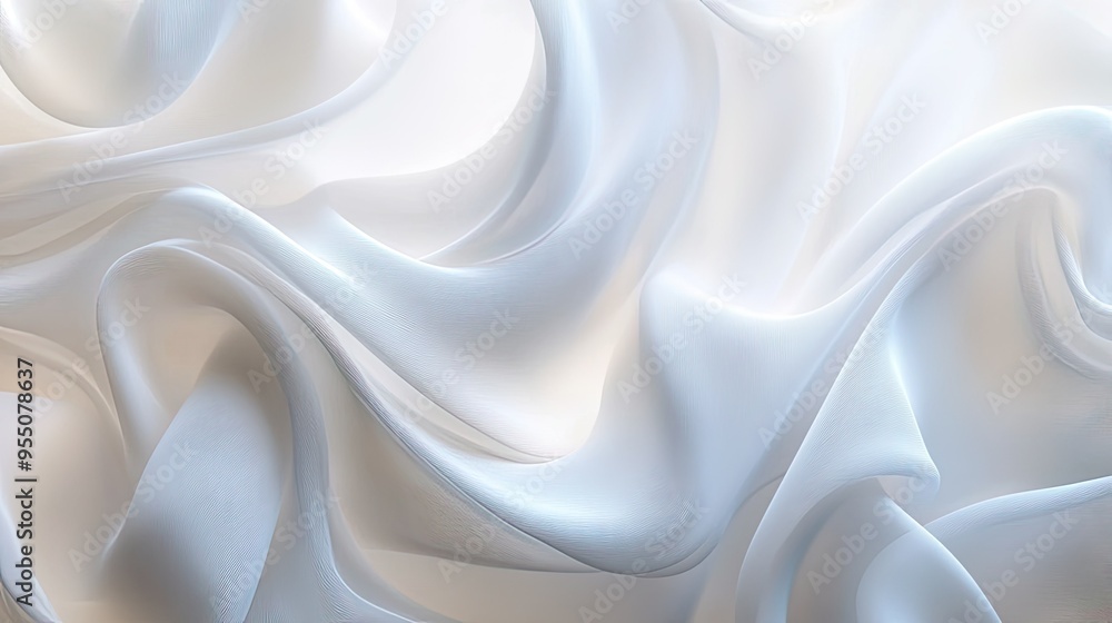 Poster minimalistic abstract white background with gentle gradients and smooth transitions.