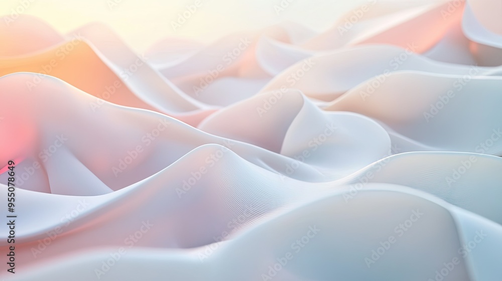 Poster minimalistic abstract white background with soft gradients and gentle textures.