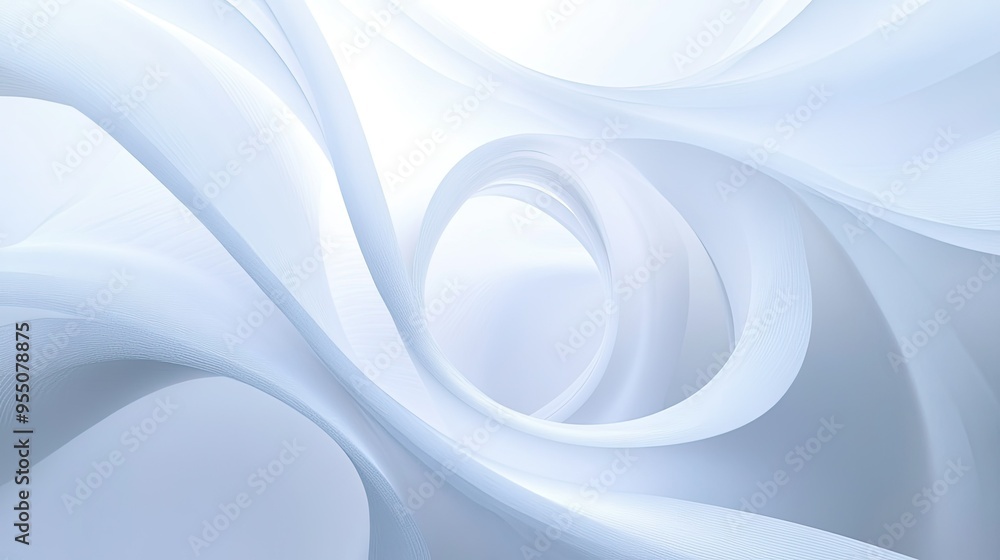 Poster minimalistic abstract white background with subtle gradients and smooth transitions.