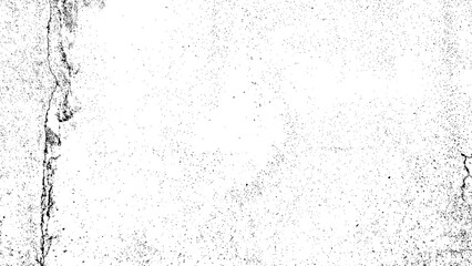 Paper texture. Old wall. Dust black and white background. Grain effect backdrop. Distress overlay texture. Vector illustration, EPS 10.	