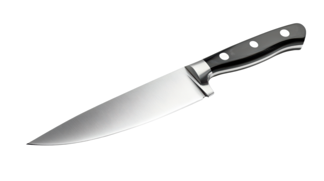 Sharp kitchen knife with sleek design and comfortable handle 
