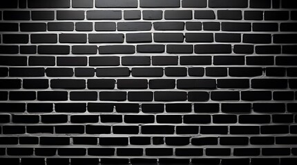 panoramic black brick wall background perfect layout decorations