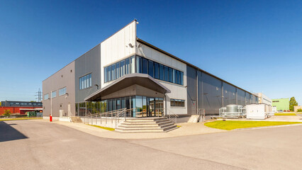 Network servers in a data center. Tier III carrier neutral data center. Server rooms.