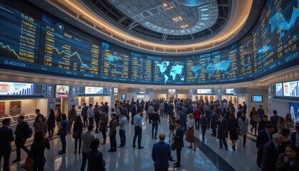 Fototapeta premium Currency Exchange Hub