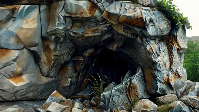 Exploring the ancient stone cave in Transylvania: A journey into nature's hidden wonders