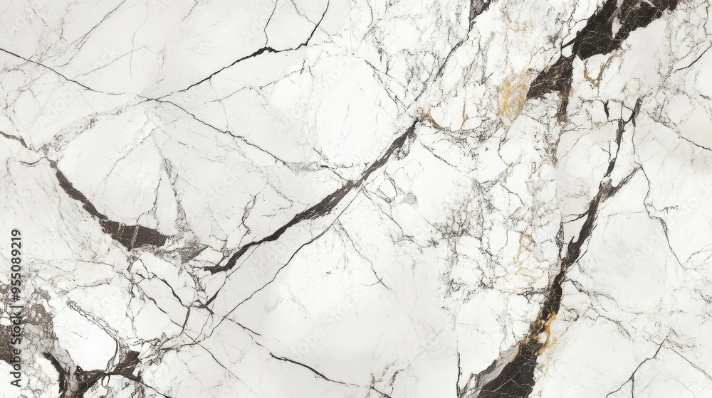 Poster elegant marble tile pattern with subtle veining and polished surface, ideal for a luxurious and soph