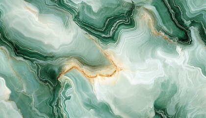 Obraz premium Abstract seamless marble in muted green with white streaks, [Abstract Background Marble], [Soft and organic]