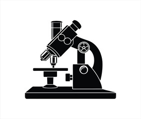 microscope icon vector illustration