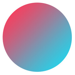 Blue purple gradient circle shape tiktok element png file transparent 
