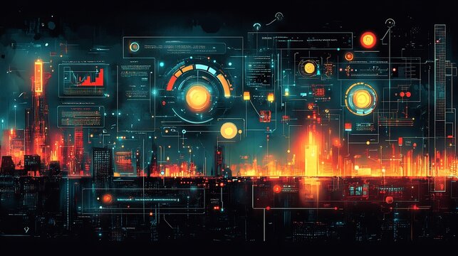 Illustrated mind map animation principles in graphic design including keyframes motion paths and easing effects