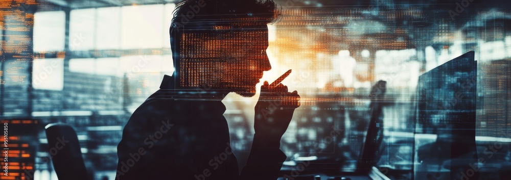 Poster techniclaist, software engineer specializing in big data on digital tablets, with ai, connecting to 