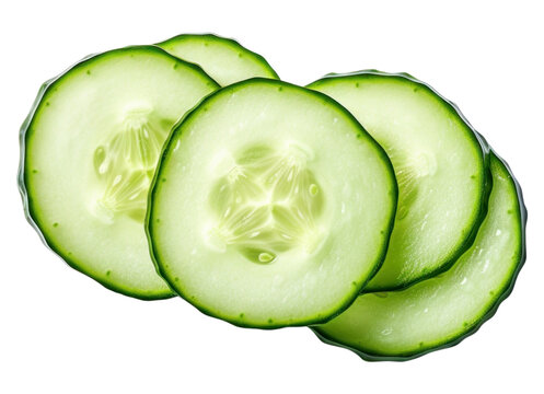 PNG One-Clipping-Path Cucumber cucumber vegetable.