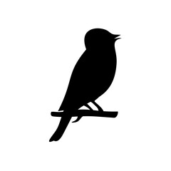 Obraz premium Bird silhouette vector art design