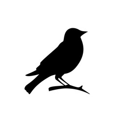 Bird silhouette vector art design