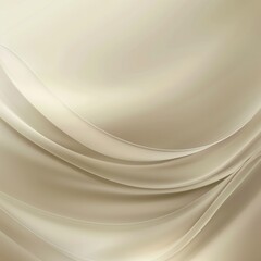 Cream Colored Silk Fabric Draped and Flowing