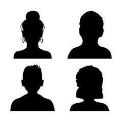 Vector flat illustration. Avatar, user profile, person icon, profile picture. Suitable for social media profiles, icons, screensavers and as a template.