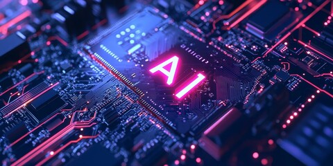 Fototapeta premium A glowing 