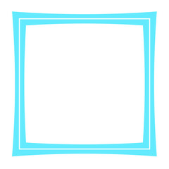 line square curve frame