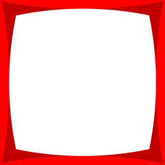 square curve frame and corner