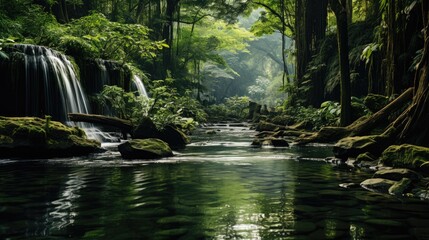 waterfall in the forest
