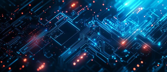 Technology Circuit Board Texture Background