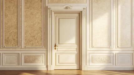 Obraz premium door with wall