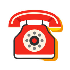 Telephone icon vector illustration 