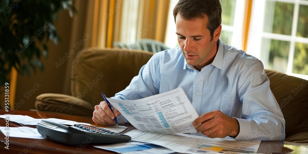 Poster financial advisor explaining the benefits of savings accounts with visual aids and detailed financia