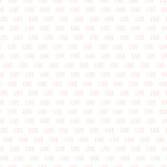 Subtle live word seamless background pattern for social media content.