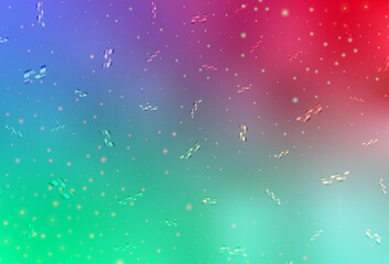 Light Green, Red vector layout in New Year style.