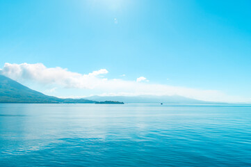 Obraz premium 船から見える海の絶景