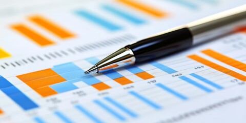 Financial presentation on corporate budgeting with detailed charts and budget allocations engaging and informative layout