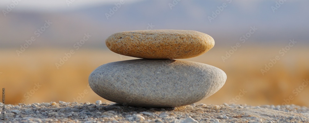 Poster achieving balance through teamwork a visual representation of cooperation and stability the power of