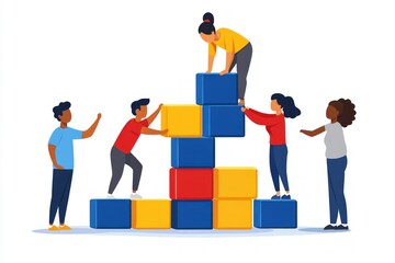 Teamwork Makes the Dream Work Collaboration, Unity, and Problem-Solving Through Shared Effort, Building Success Together