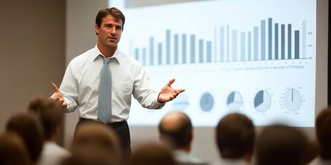 Business presentation on optimizing profit margins with clear charts and strategic analysis engaging and informative